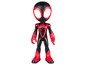 Černá a červená figurka Spider-Mana.
