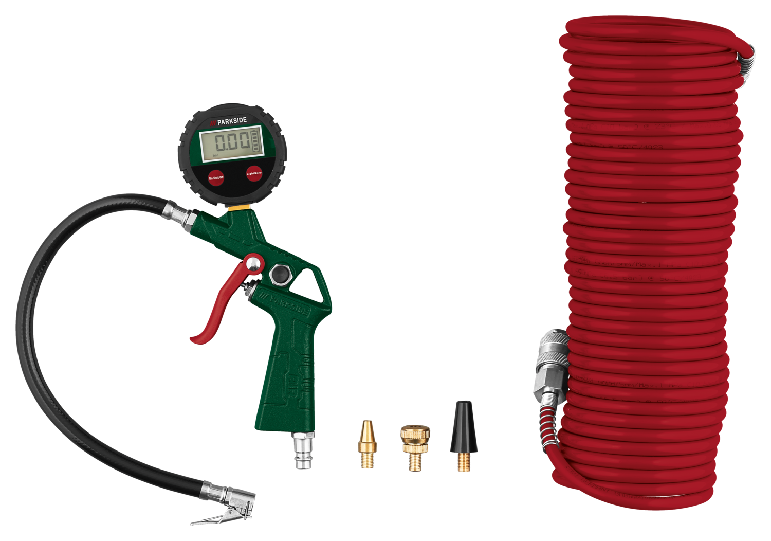 Parkside® Digitální pistole na huštění pneumatik Pdld 10 C2