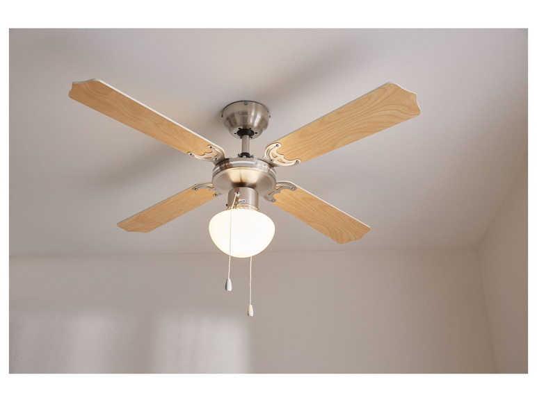  Zobrazit na celou obrazovku LIVARNO home Stropní ventilátor s LED svítidlem - Obrázek 2