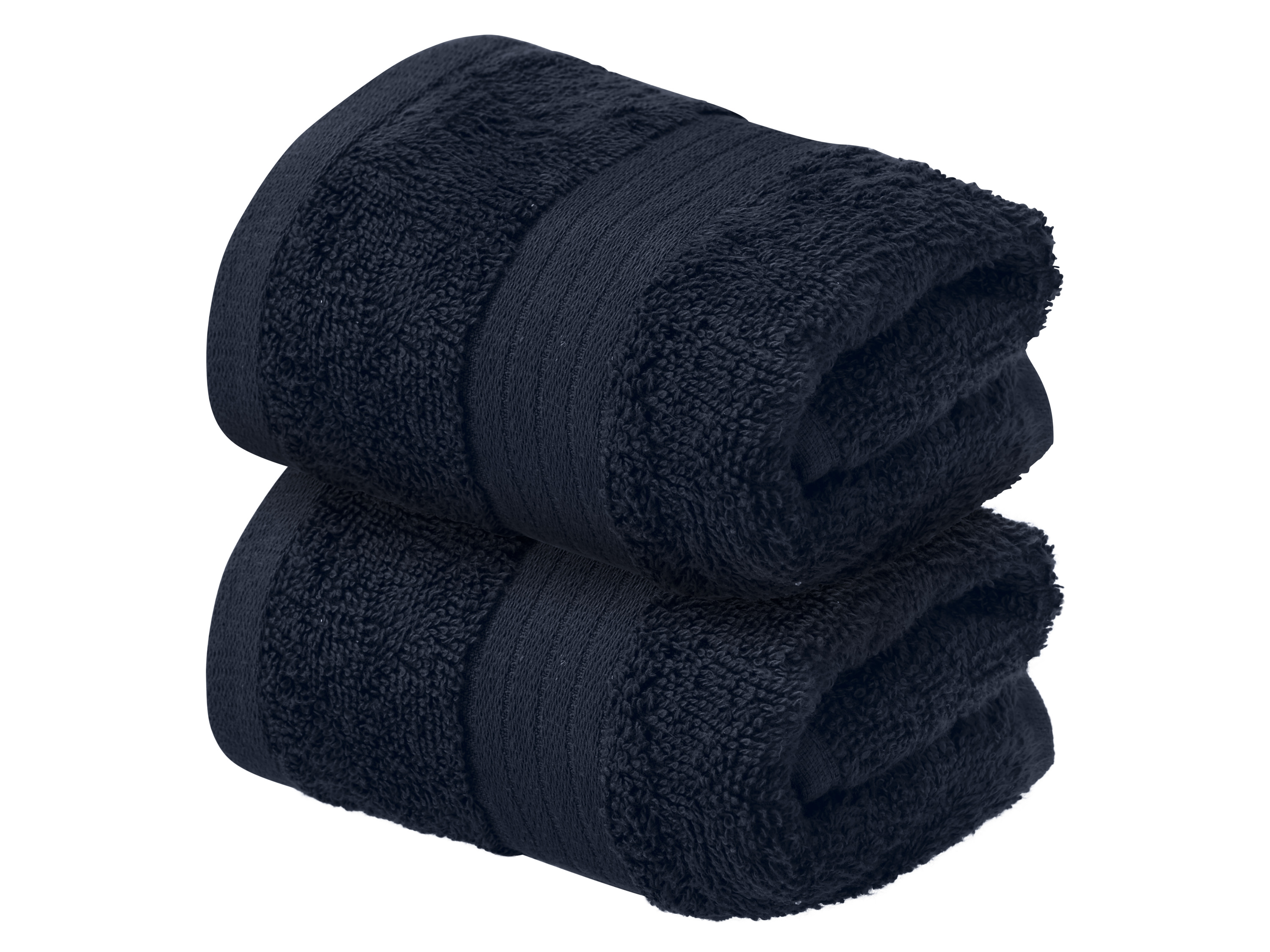 Livarno® Froté ručník pro hosty, 30 x 50 cm, 500 g/m², 2 kusy (modrá)