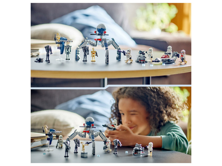 LEGO Star Wars sady s AT-TE Walkerem a Stormtroopery.