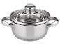 Nerezový hrnec s poklicí a dvěma uchy