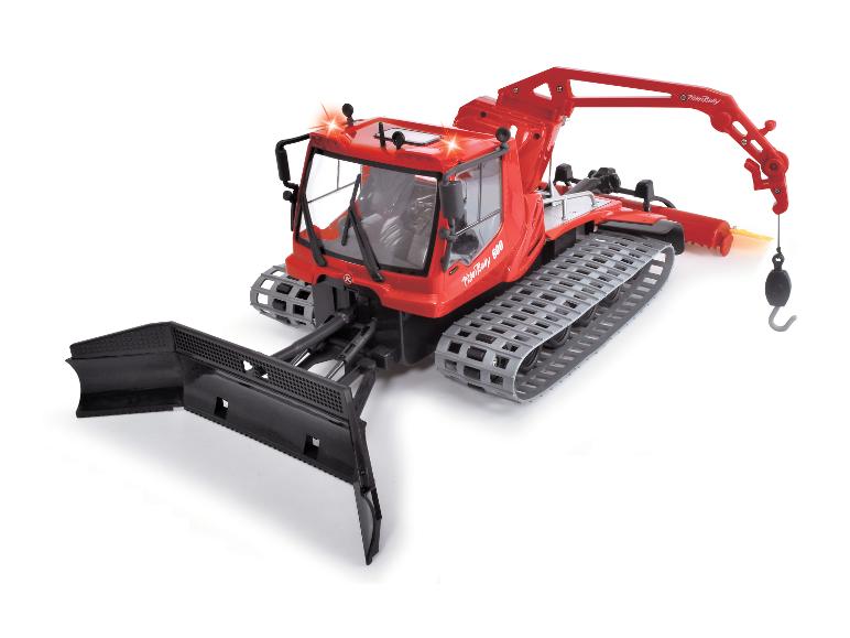 Hračka vozidlo PistenBully 600 se sněžnou radlicí a zvedacím ramenem