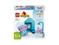 LEGO Duplo sada s tématem koupání a figurkami slonů.