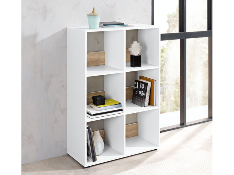  Zobrazit na celou obrazovku LIVARNO home Regal s 6 přihrádkami Liverpool - Obrázek 2