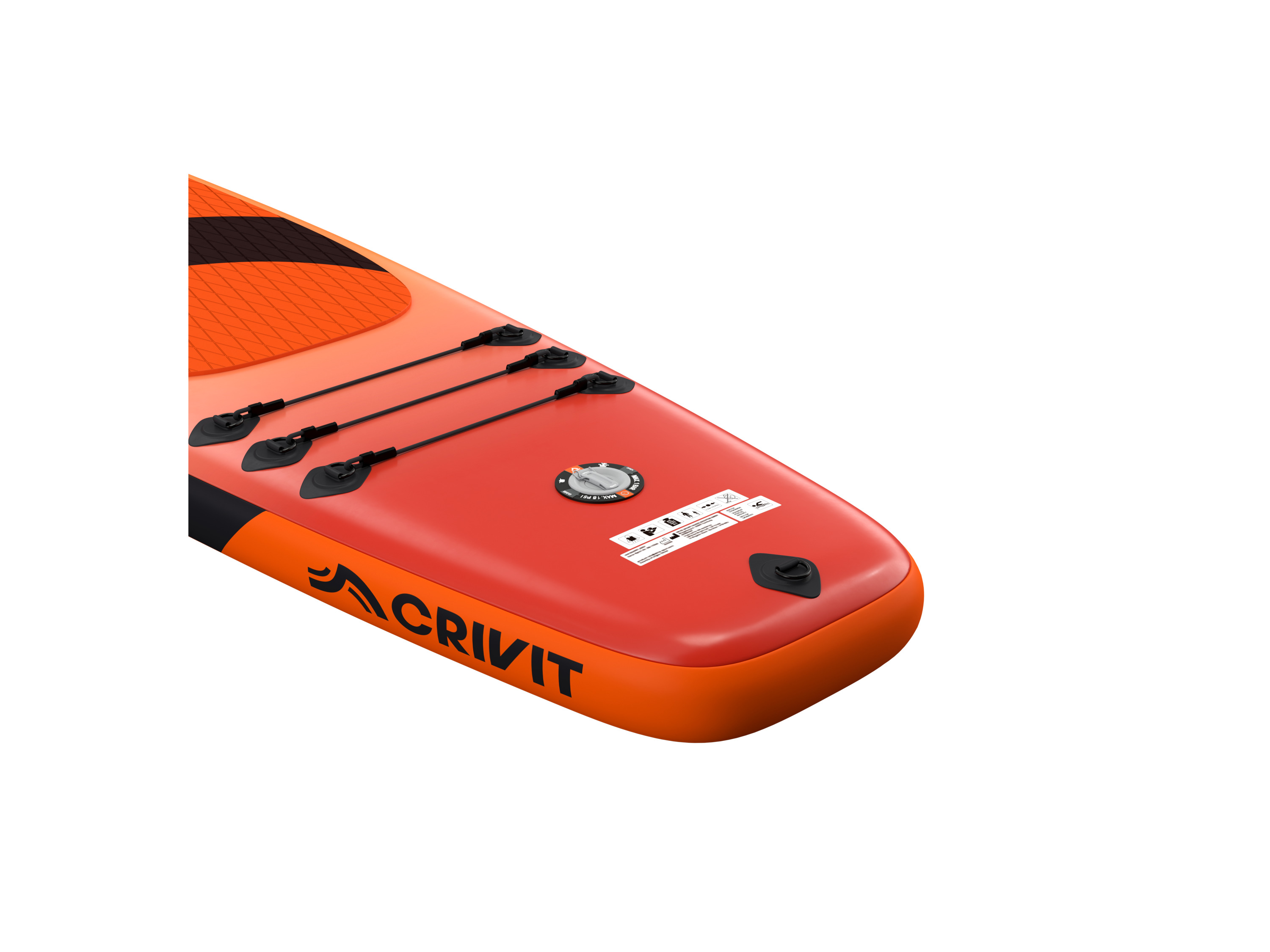 CRIVIT Jednokomorový paddleboard Touring Light Weight 11'6", základní sada - 6