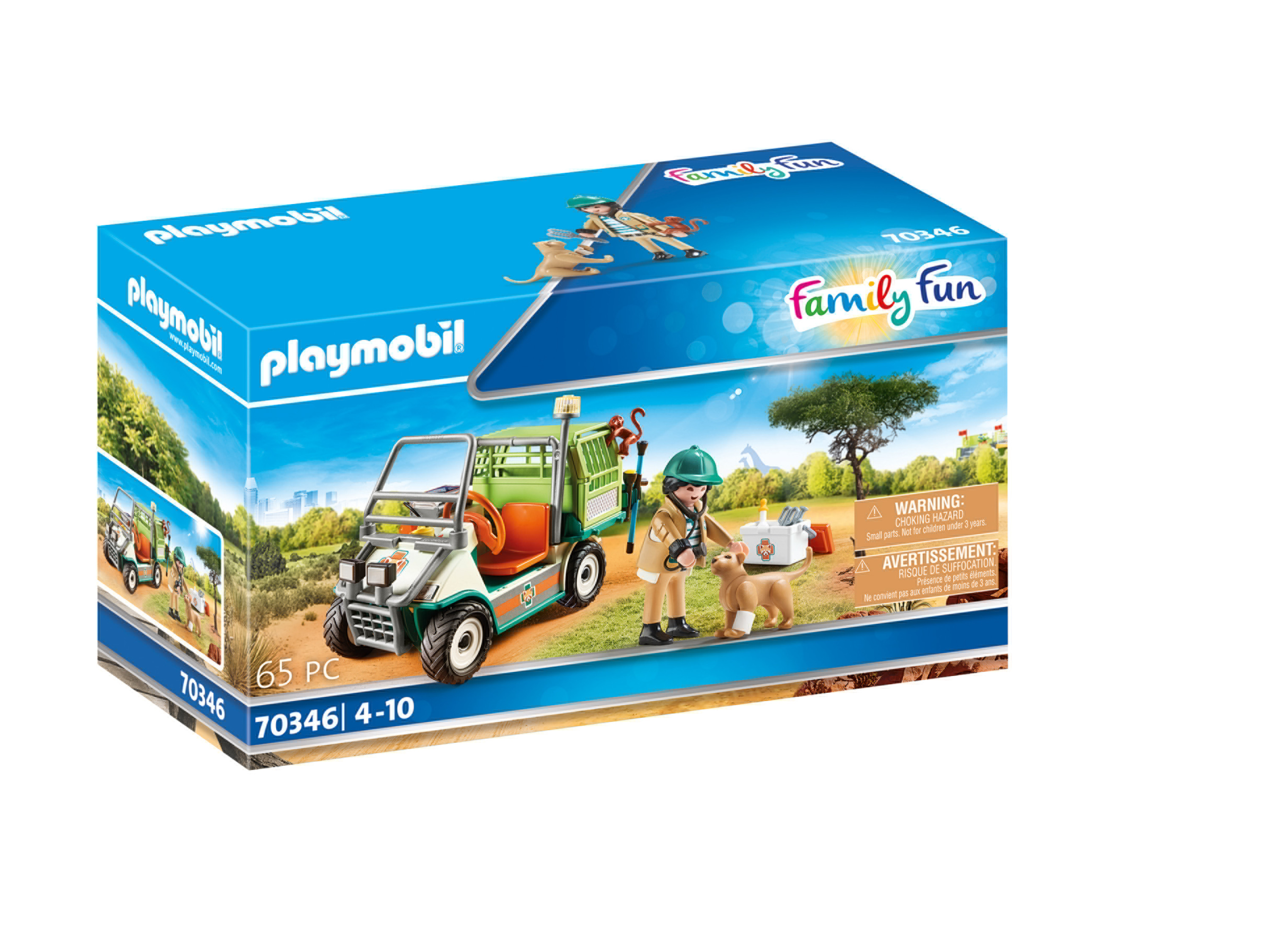 Playmobil 70346 Veterinář ze zoo s vozidlem