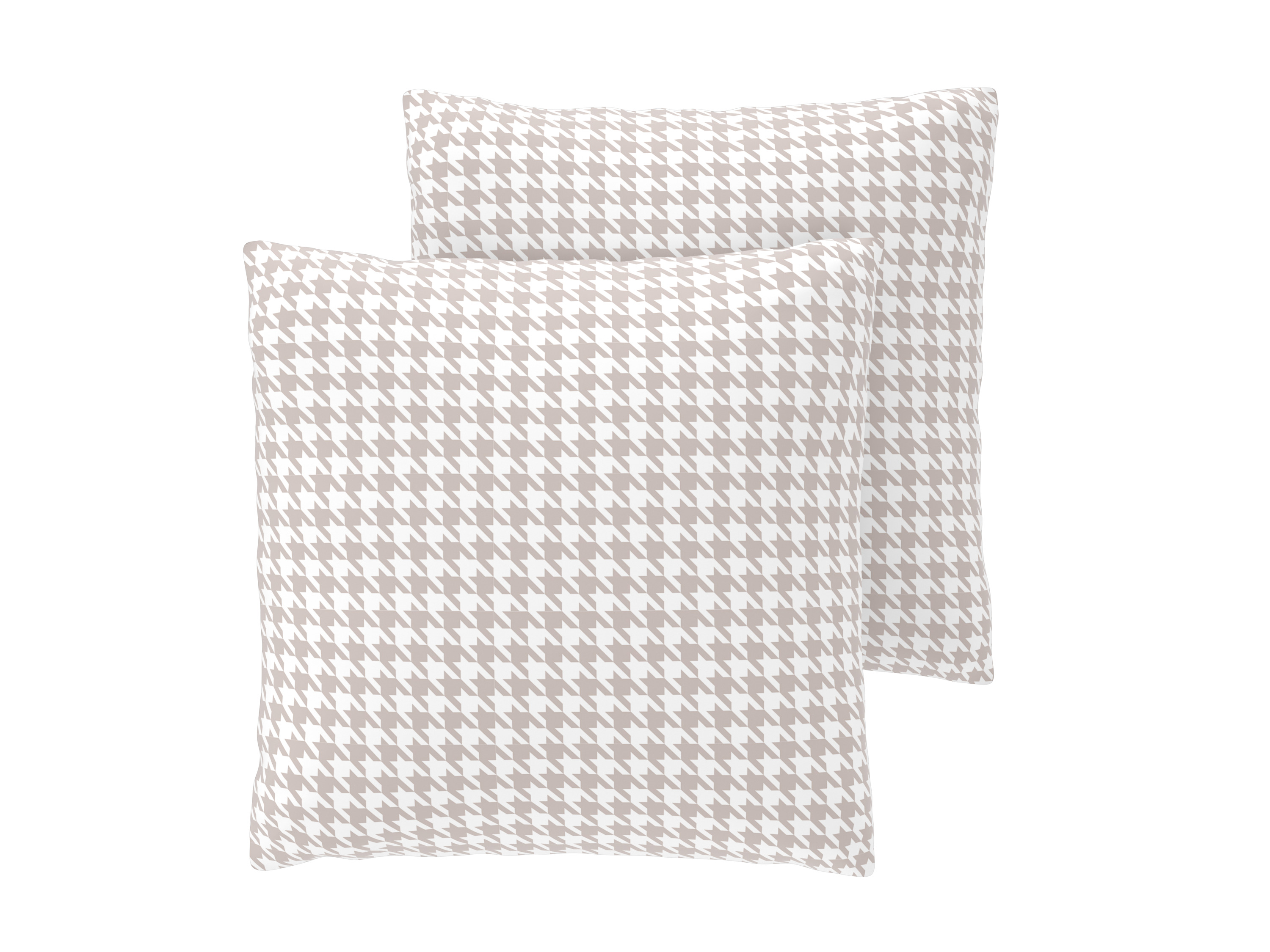 Livarno® Potah na polštář, 50 x 60 cm, 2 kusy (béžová)