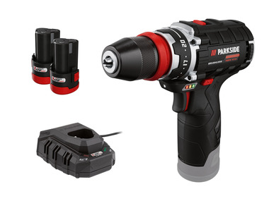 PARKSIDE PERFORMANCE® Aku vrtací šroubovák PBSPA 12 C3, 2x 2 Ah