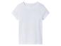 Bílé dětské tričko s krátkým rukávem.