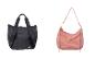 Sportovní tašky Crivit: černá taška typu tote bag a růžová crossbody taška.