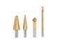Sada čtyř vrtáků, včetně sady vrtáků pro otvory a šroubovacího vrtáku