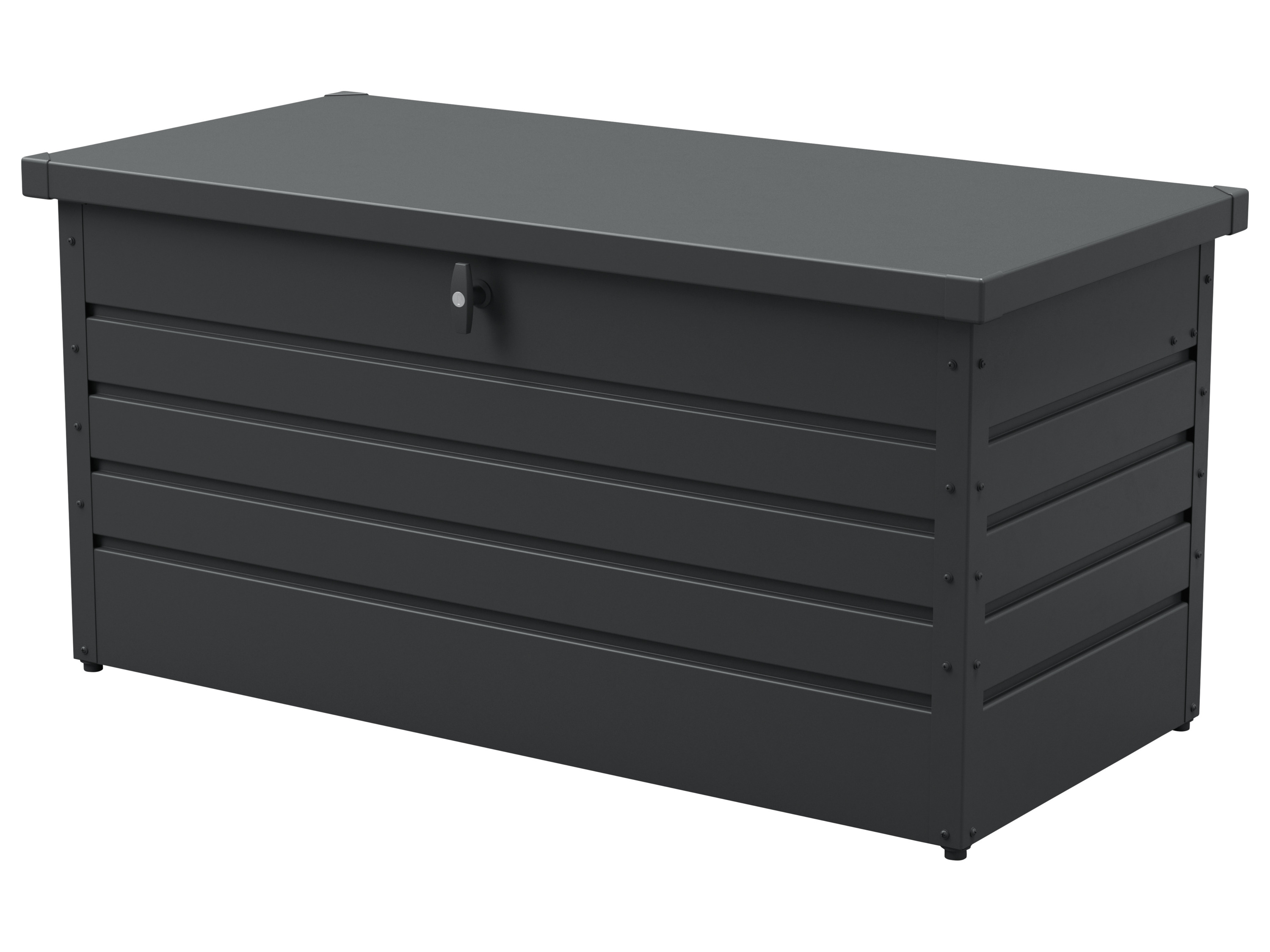 Livarno home Ocelový zahradní box, 330 l