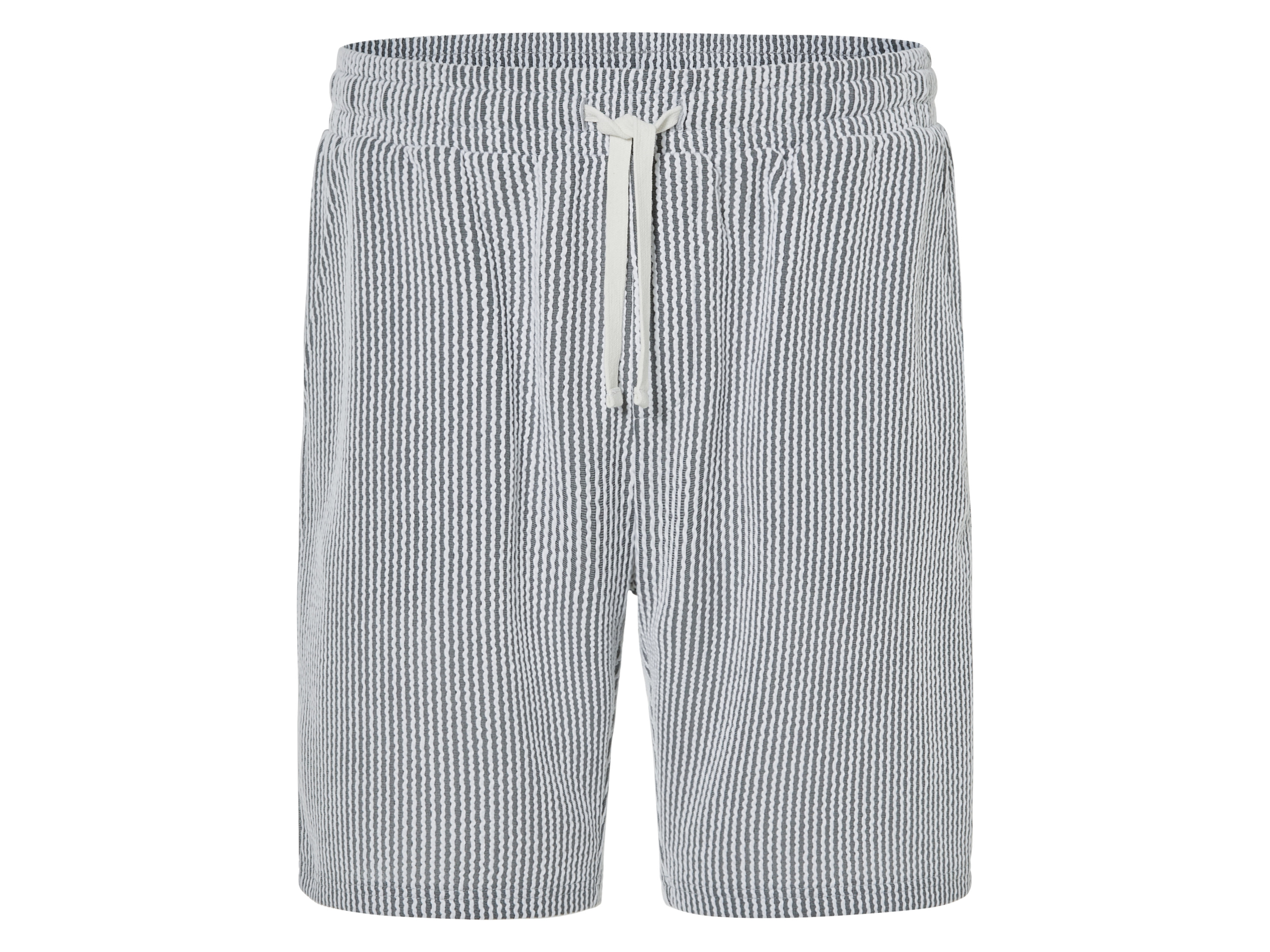 Livergy® Pánské teplákové bermudy (černá/bílá, S (44/46))