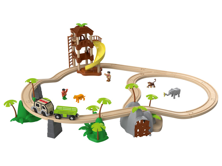  Zobrazit na celou obrazovku Playtive Dřevěná železnice Džungle / Osobní vlak - Obrázek 11