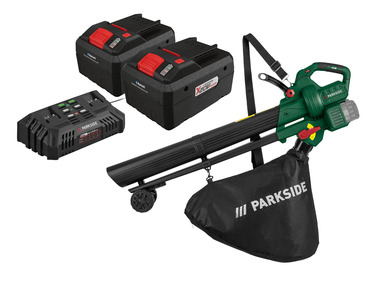 PARKSIDE® Aku vysavač / foukač listí 40 V PLSBA 40-Li A1, 2x Smart 8 Ah