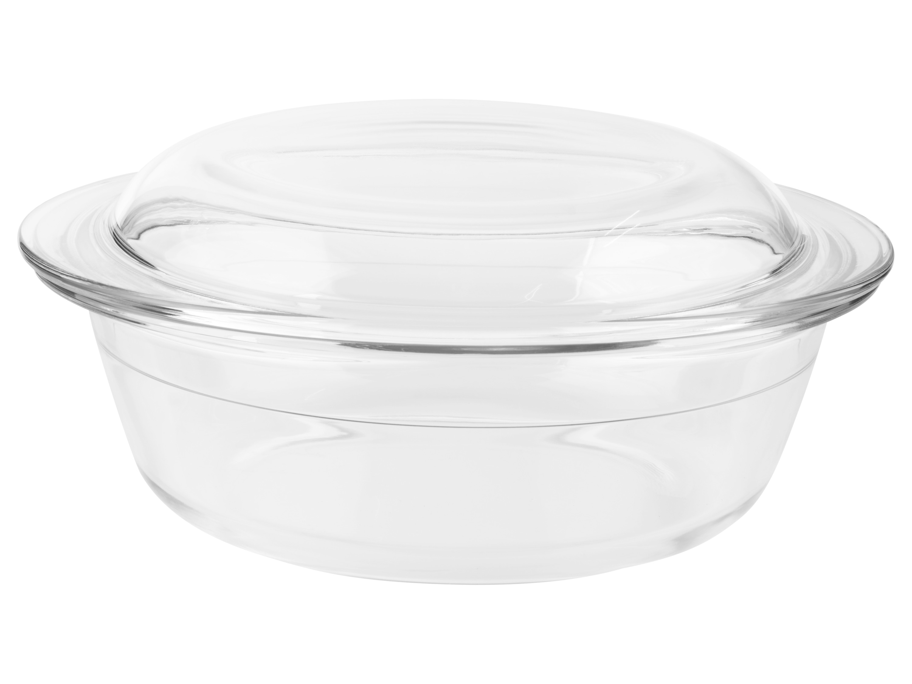 Silvercrest® Skleněná zapékací forma s víkem (kulatá)