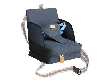 Dětská nafukovací Booster sedačka, 15 kg (modrá)