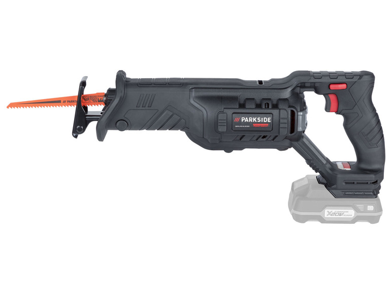  Zobrazit na celou obrazovku PARKSIDE PERFORMANCE® Aku pila ocaska PSSAP 2028 A1, Smart 4 Ah - Obrázek 2