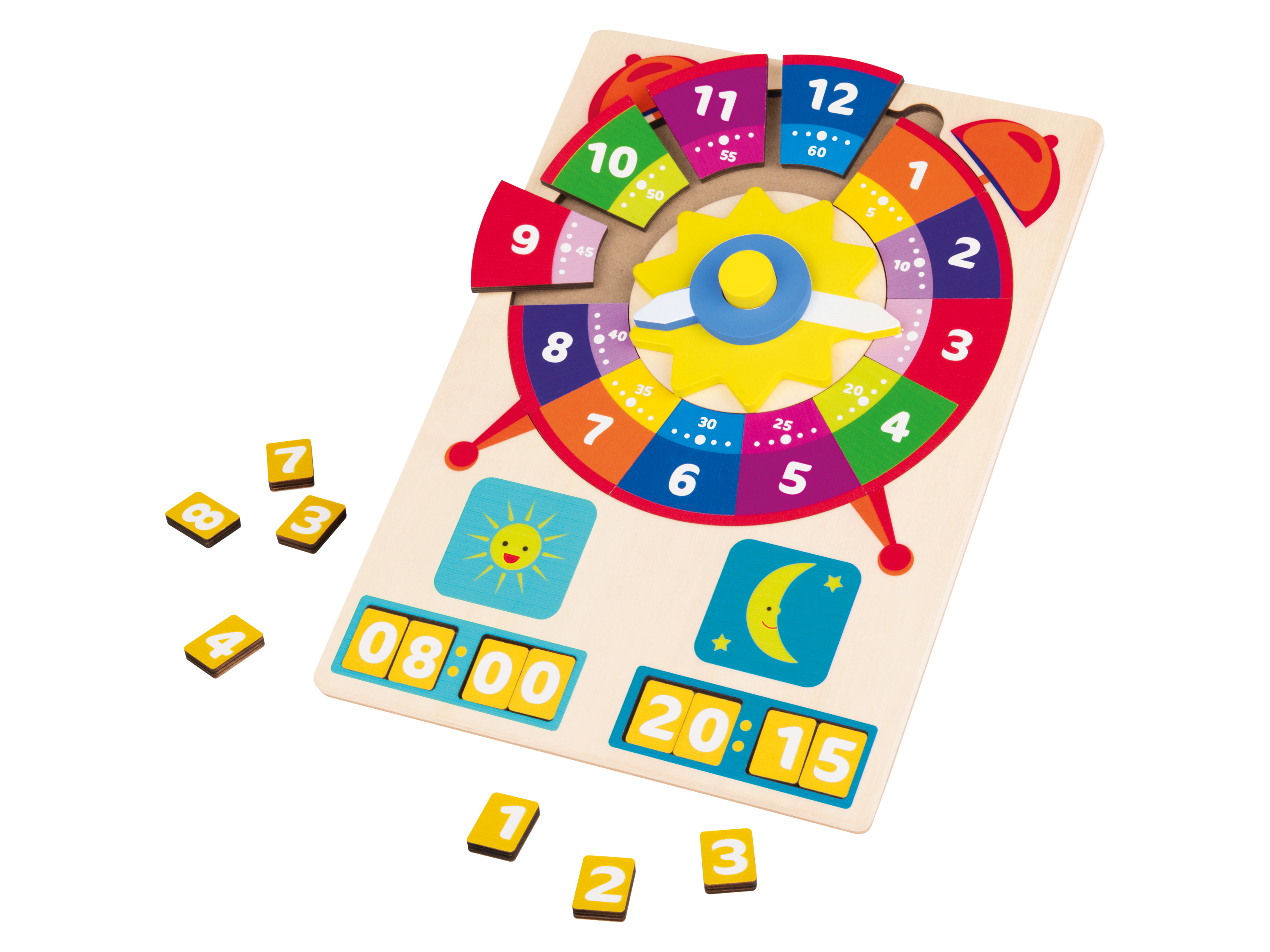 lupilu® Dřevěné puzzle (hodiny)