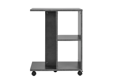 LIVARNO home Odkládací stolek na kolečkách, grafitově šedá