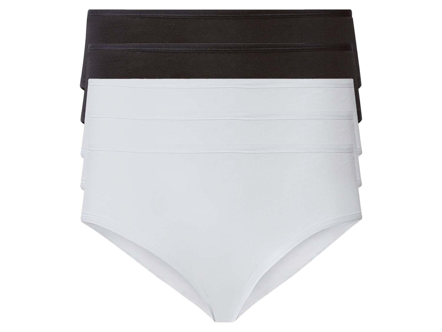esmara® Dámské kalhotky Xxl, 5 kusů (3Xl(56/58), černá/bílá)