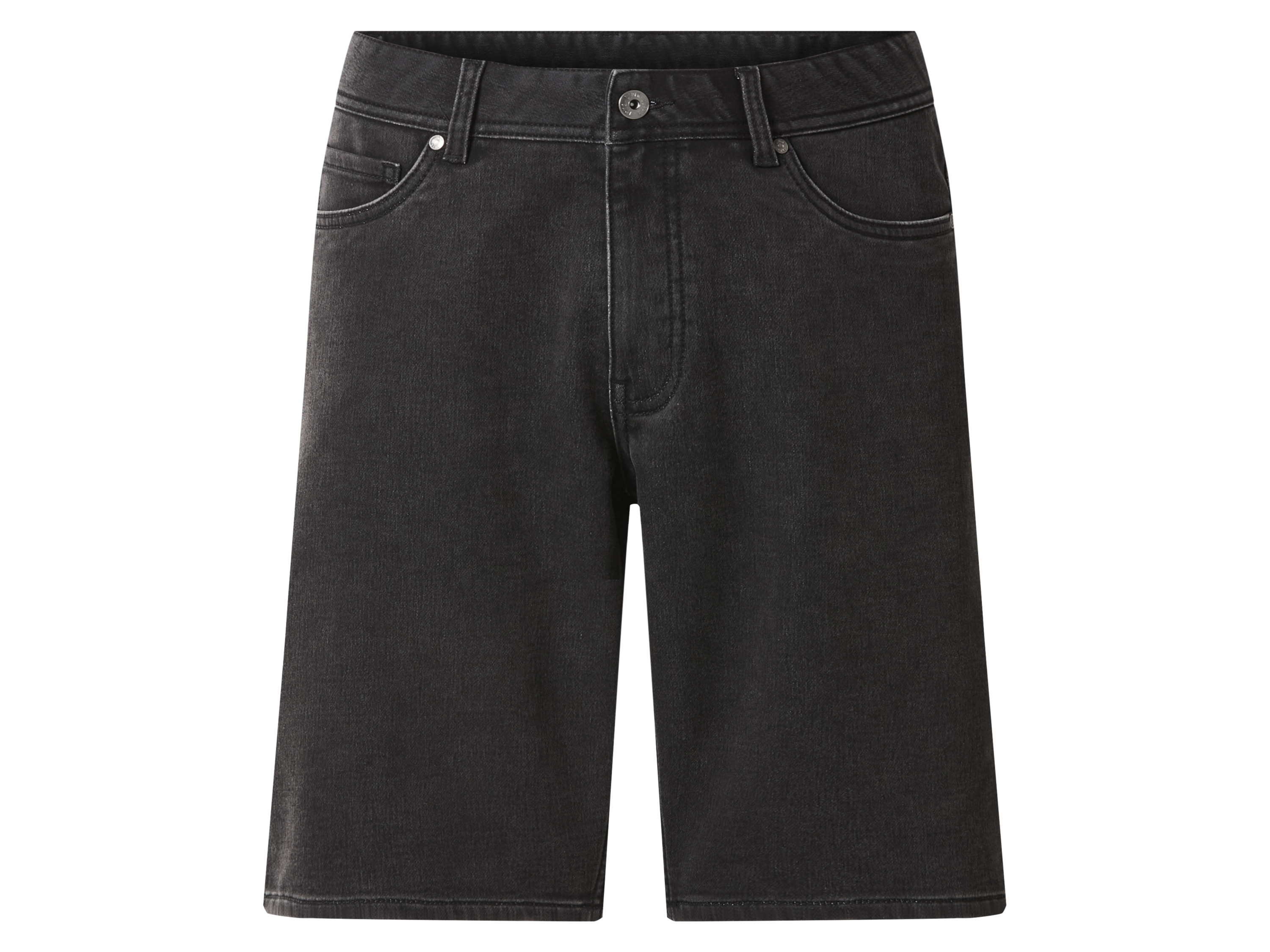 esmara Men PĂˇnskĂ© dĹľĂ­novĂ© bermudy â€žSweat Denimâ€ś (ÄŤernĂˇ, 58)
