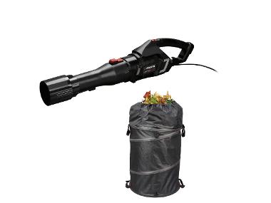 PARKSIDE PERFORMANCE® Sada elektrického axiálního foukače listí PPELB 1650 a samorozkládacího vaku na odpad 150 l