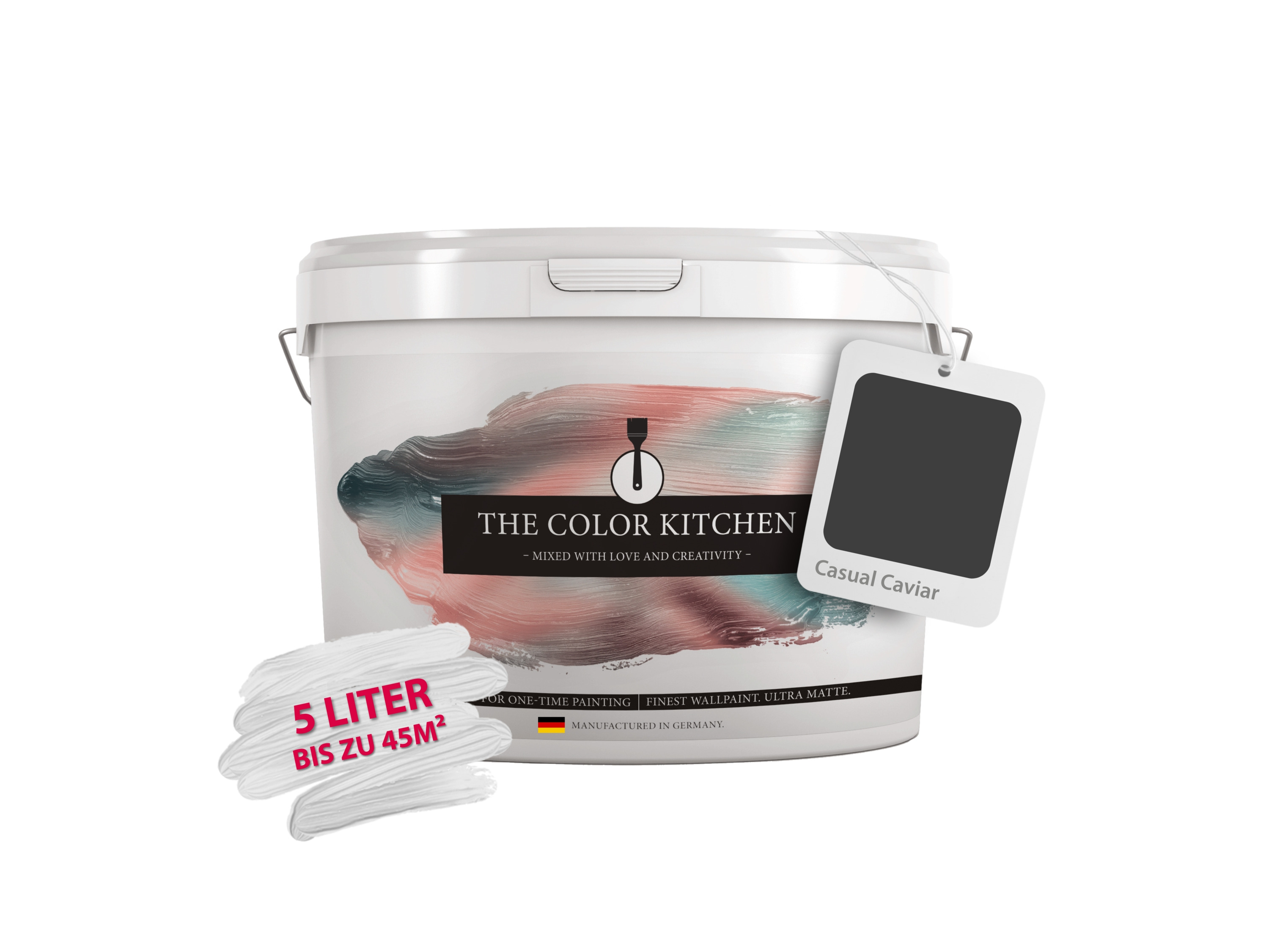 AS Création Barva na stěnu (Casual Caviar Black)