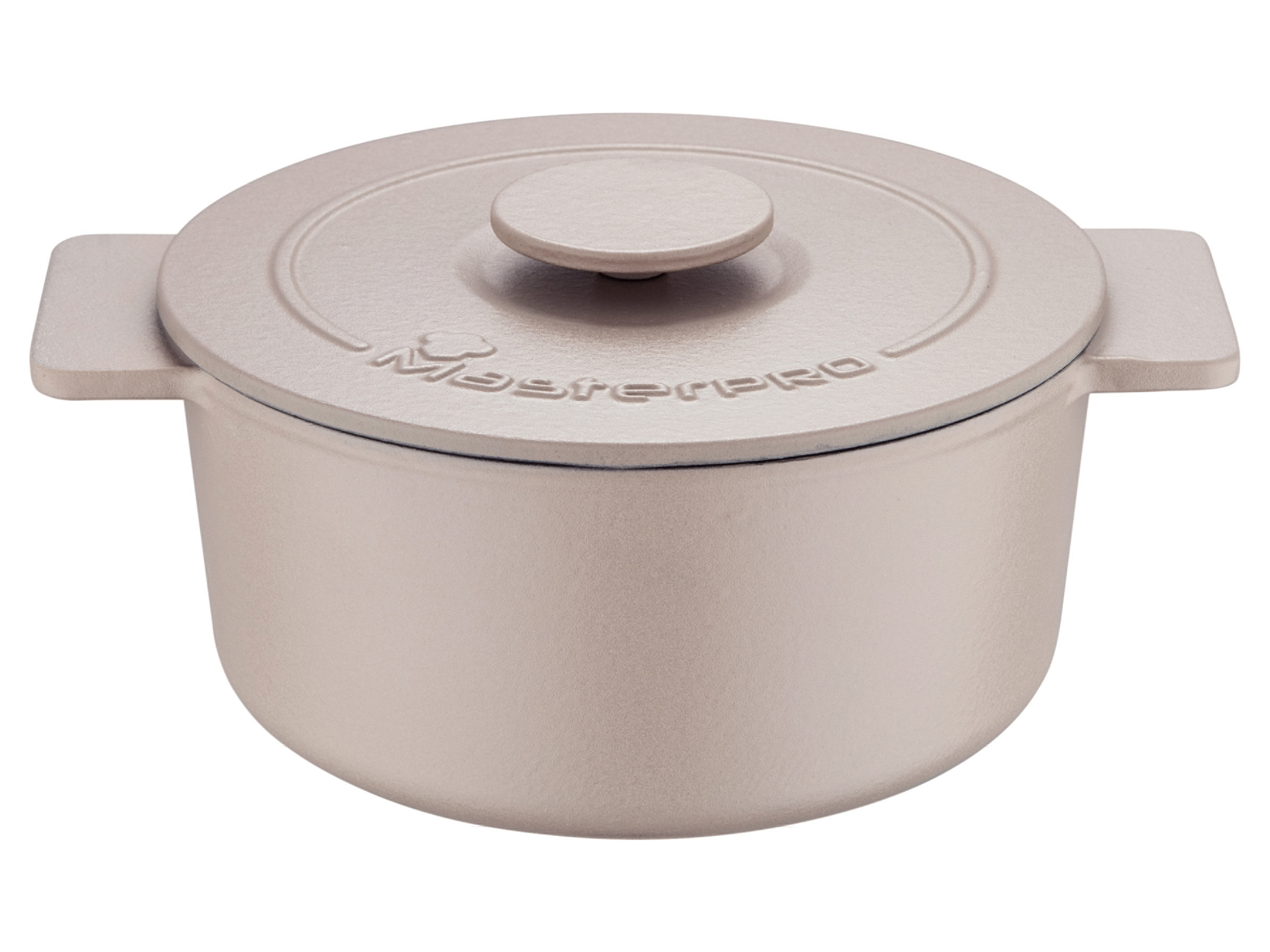 Masterpro Litinový hrnec, Ø 26 cm (béžová)