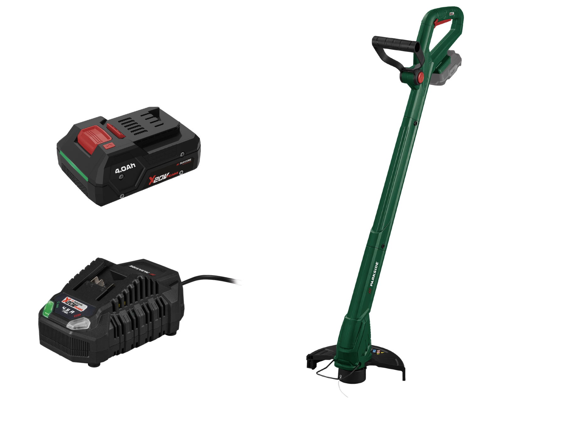 Parkside® Aku strunová sekačka Part 20-Li B2, Smart 4 Ah