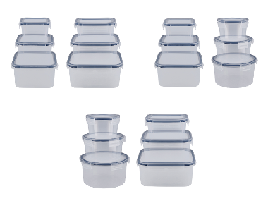 SILVERCREST® Sada potravinových dóz, 6dílná