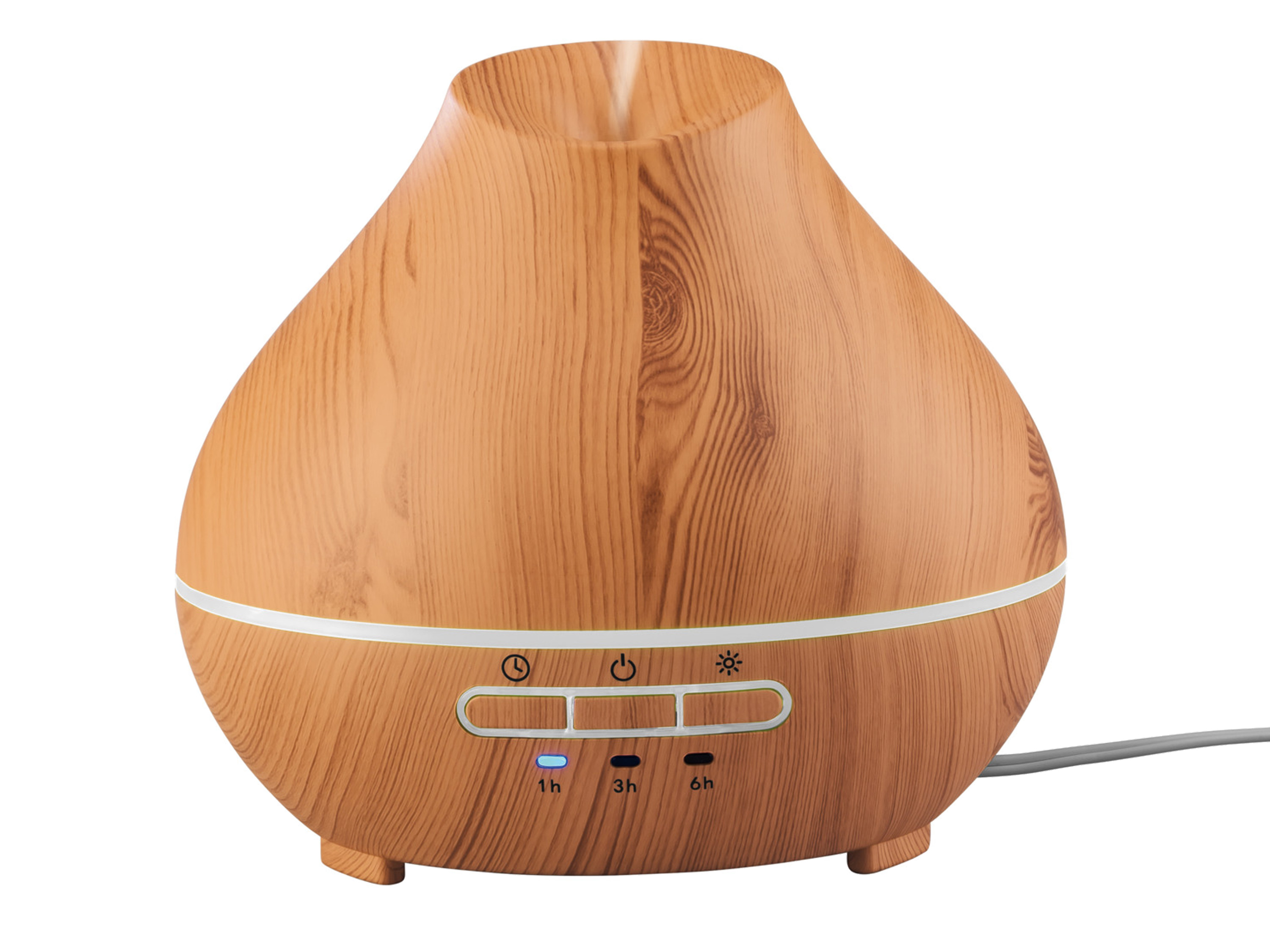 Livarno® Ultrazvukový aroma difuzér Ladh 12 (víko v dřevěném provedení)