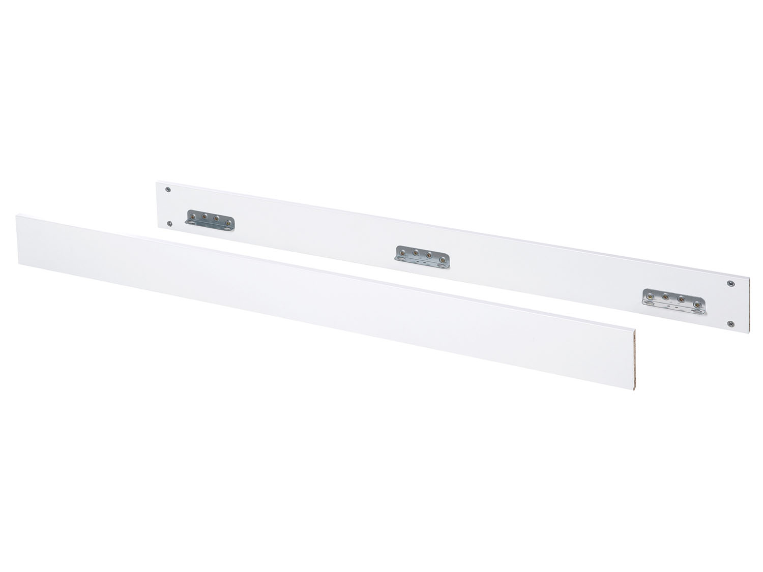 roba Univerzální boční díly, 2 kusy, dřevěné (bílá/kov)