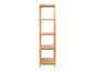 Čtyřpatrový bambusový regál.