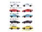 Kolekce hraček Lamborghini, včetně modelů Countach, Centenario, Sián a Urus.