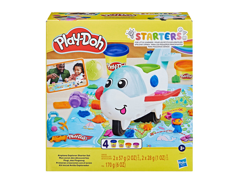 Play-Doh sada s letadlem, plastelínou a doplňky