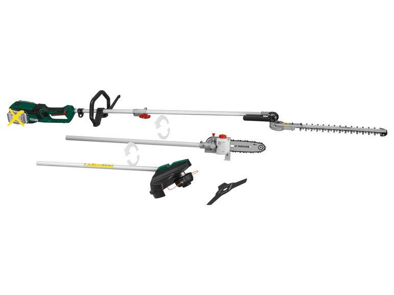  Zobrazit na celou obrazovku PARKSIDE® Aku zahradní kombinované nářadí PGKGA 40-Li B2, 2x Smart 4 Ah - Obrázek 5