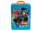 Kovová krabice Hot Wheels Monster Trucks, modrá, s monster truckem a textem „Always Go Big!“
