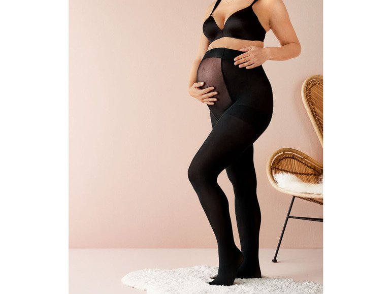  Zobrazit na celou obrazovku esmara® Dámské těhotenské punčochové kalhoty 70 DEN - Obrázek 3