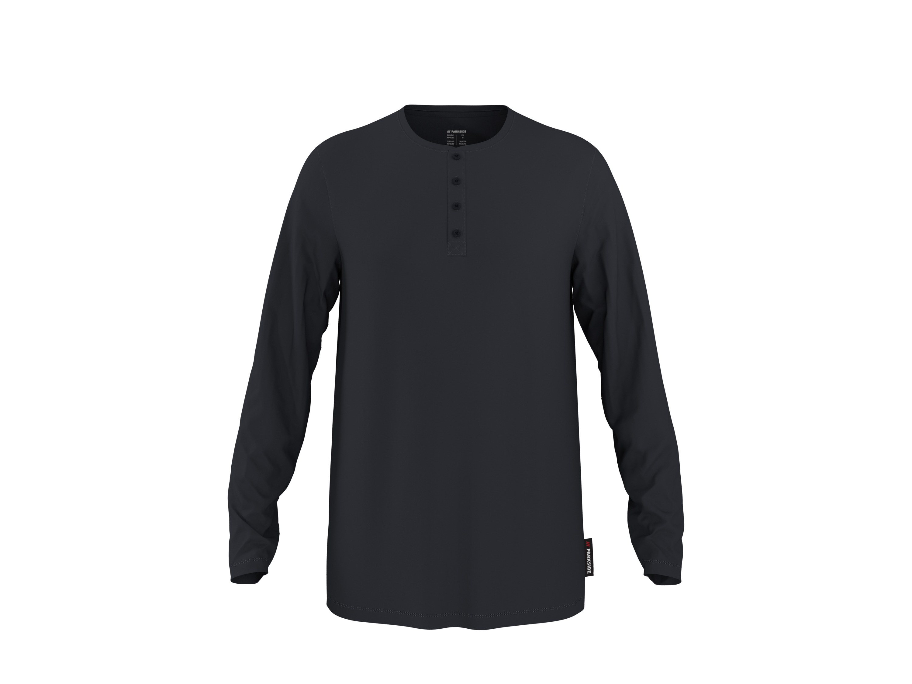Parkside® Pánské triko s dlouhými rukávy (černá, M (48/50))