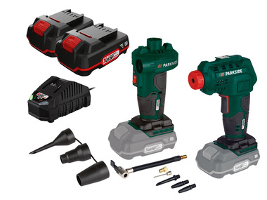 PARKSIDE® Aku kompresor PAK 20-Li B2 a pumpa PALP 20-Li B2, 2x 2 Ah