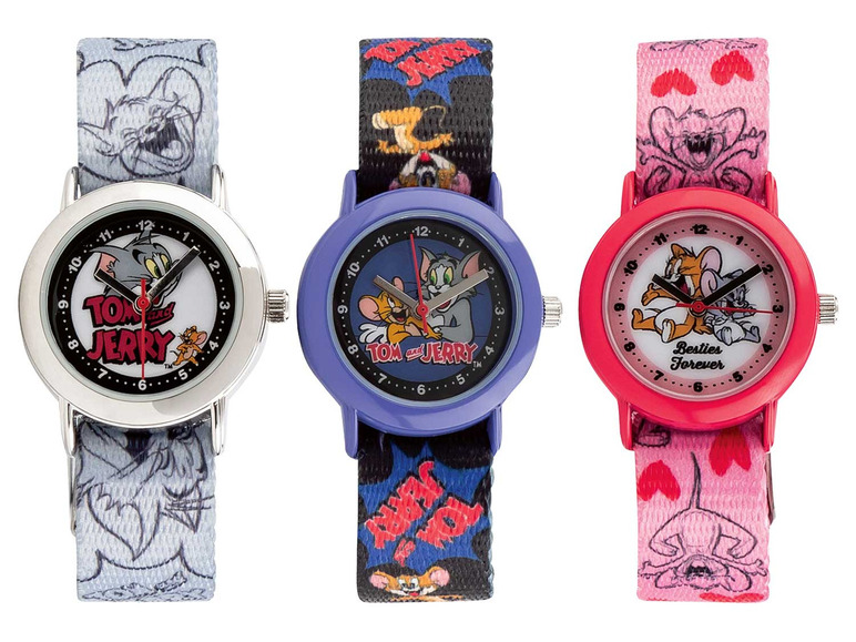  Zobrazit na celou obrazovku Dětské náramkové hodinky Tom a Jerry - Obrázek 1