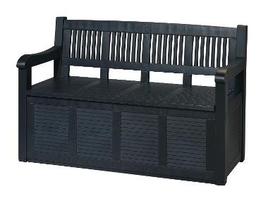 LIVARNO home Zahradní lavice s úložným prostorem, 280 l