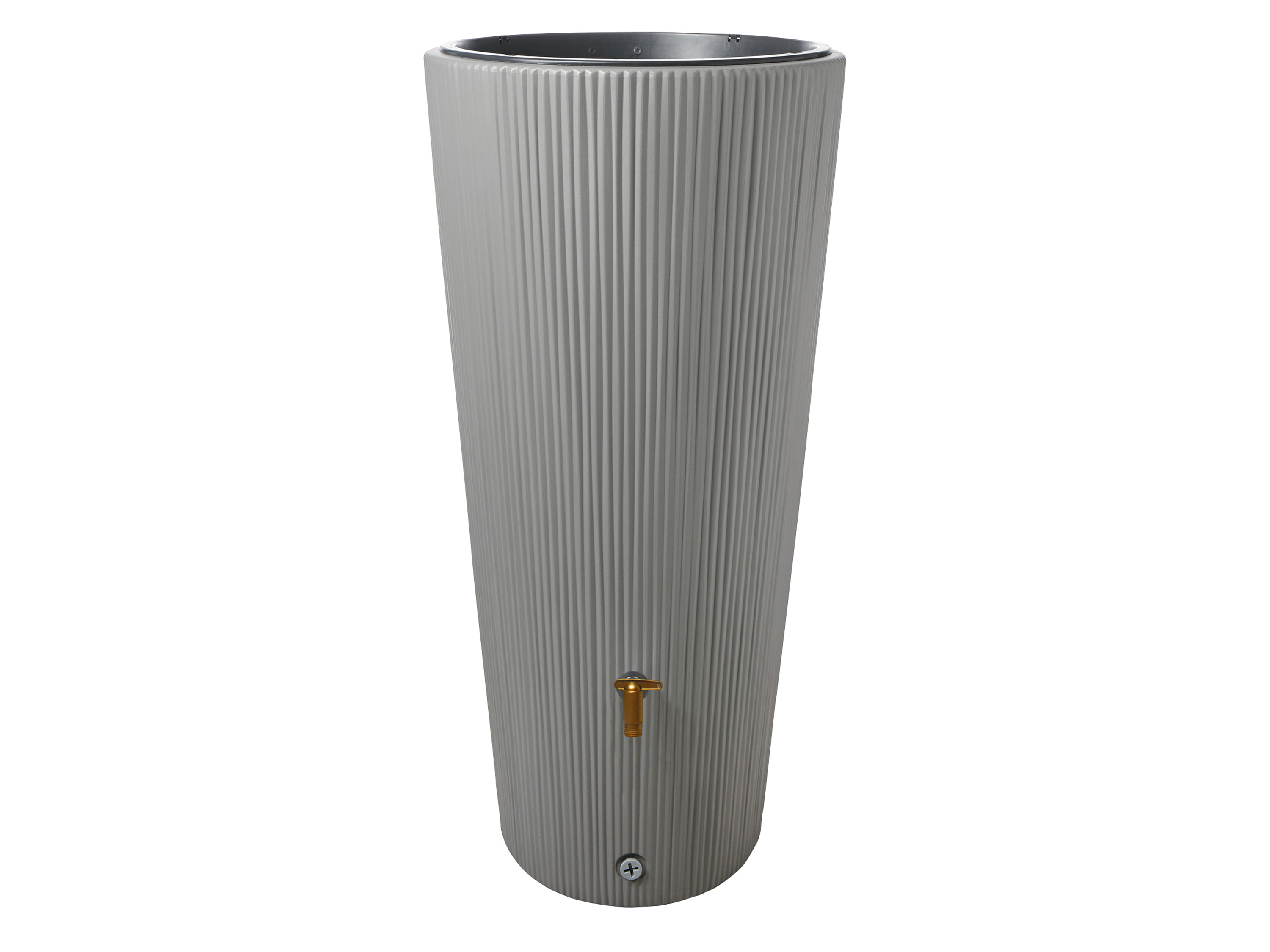 4rain Plastová nádrž na vodu Vaso 2 v 1, 220 l (šedá)