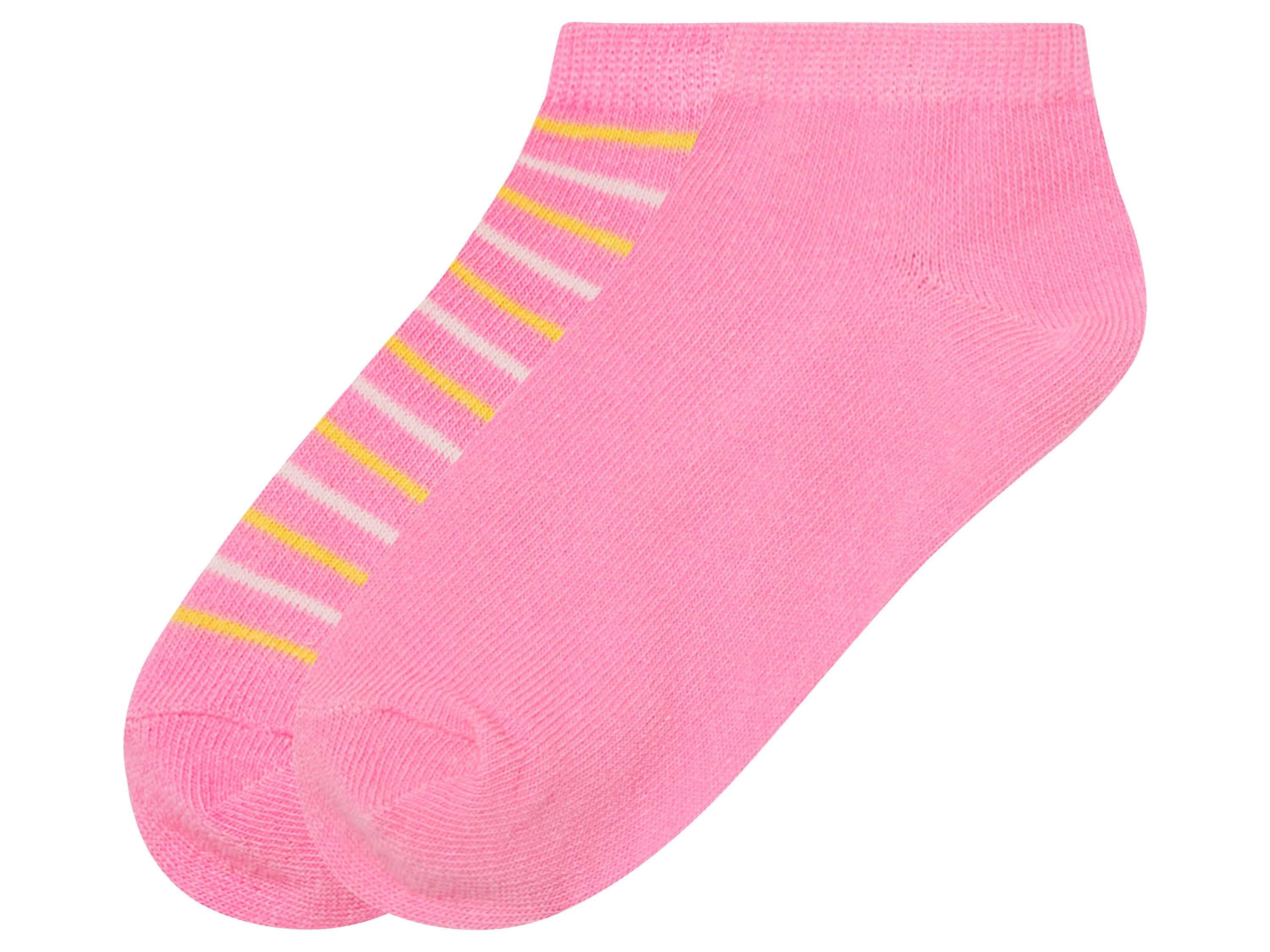 pepperts!® Dětské kotníkové ponožky, 2 páry (světle růžová, 35-38)