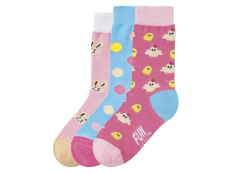  Zobrazit na celou obrazovku Fun Socks Dětské ponožky, 3 páry - Obrázek 26