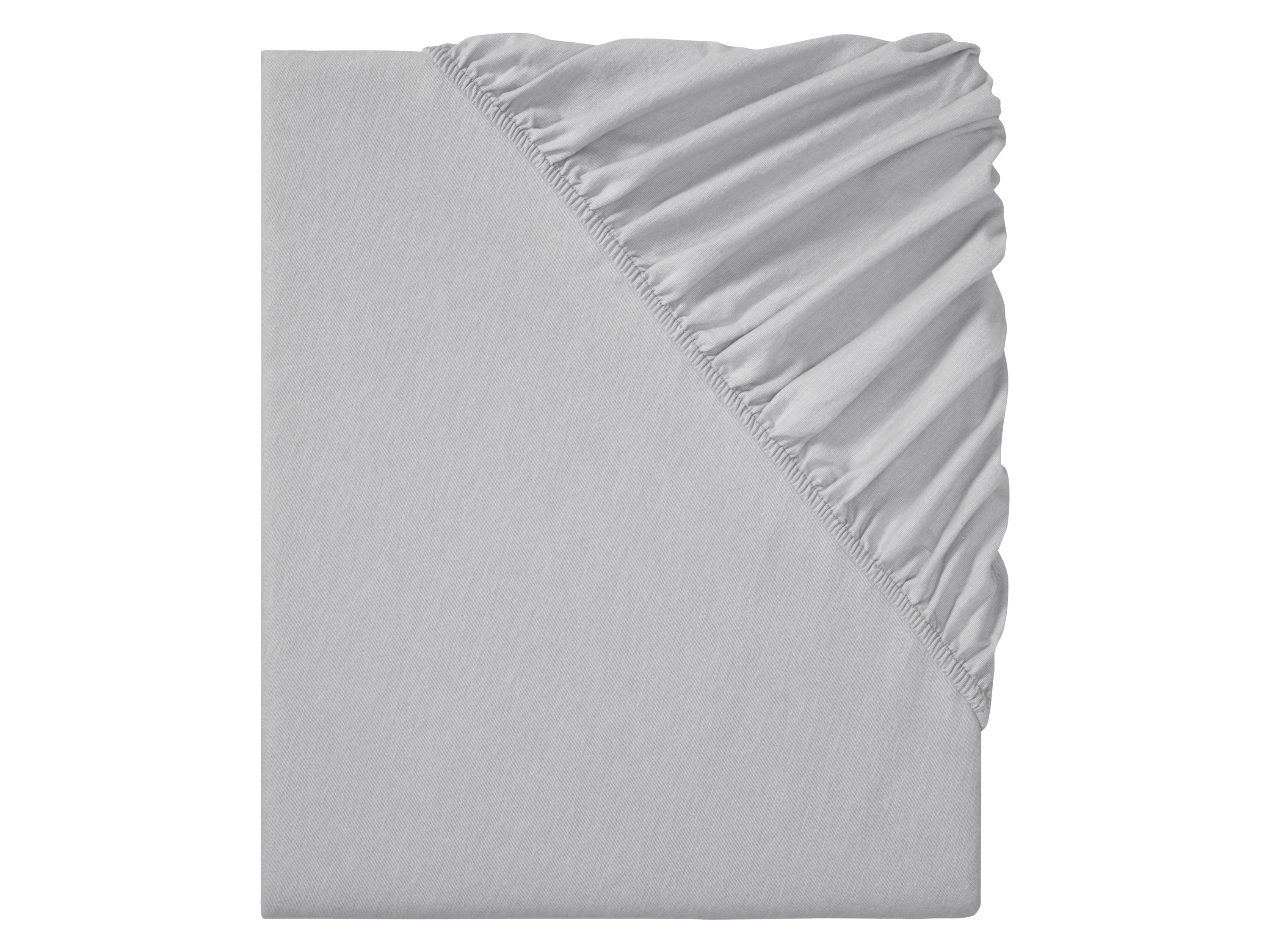 Livarno home Napínací prostěradlo z jemného flanelu, 90-100 x 200 cm (šedá)