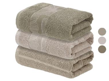 LIVARNO® Froté ručník, 50 x 100 cm, 500 g/m2, 2 kusy