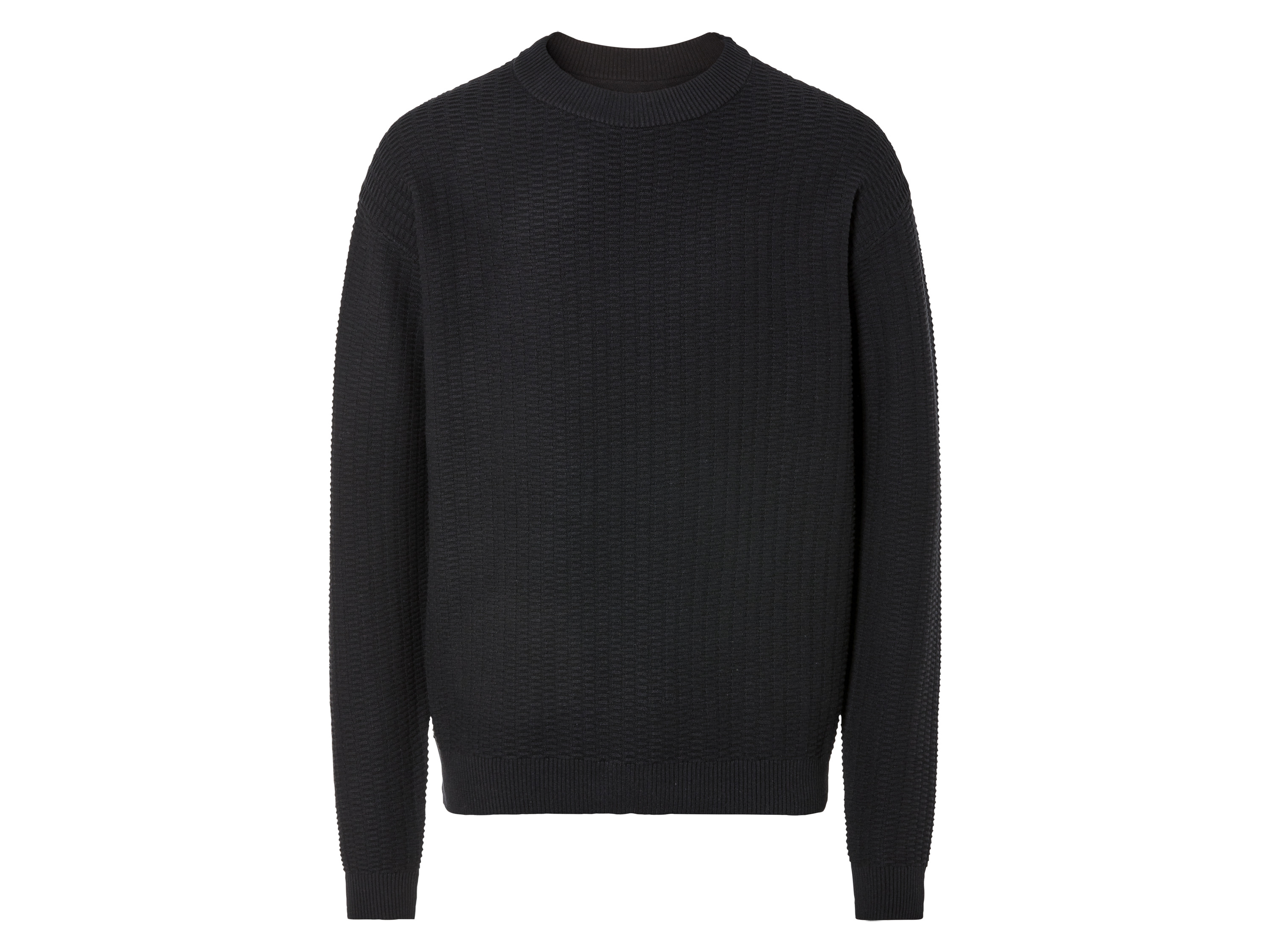 Livergy® Pánský pletený svetr (XL (56/58), černá)